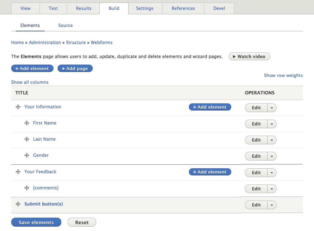 Drupal Webform